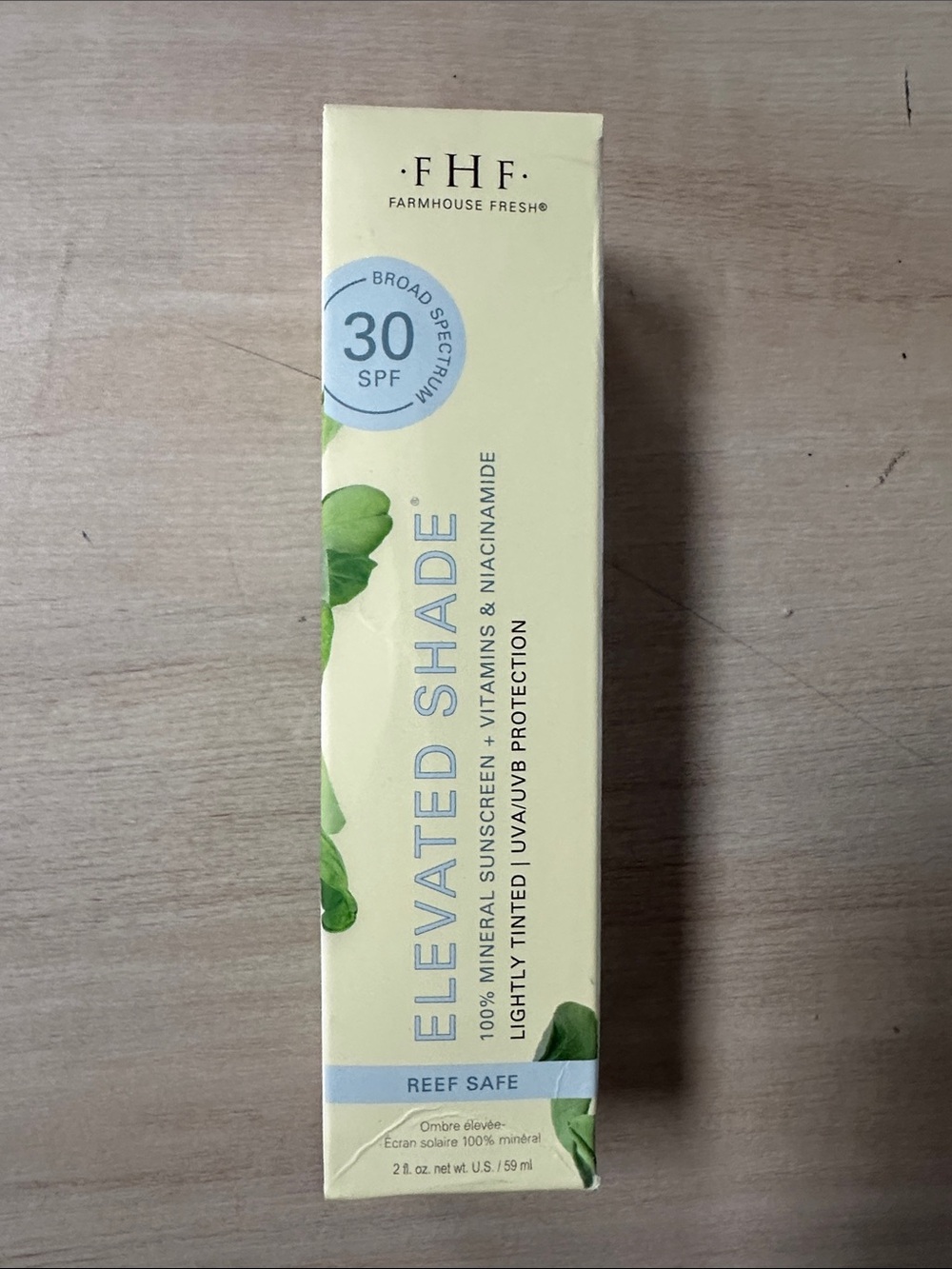 Elevated Shade SPF 30 Mineral Sunscreen - Light Yellow
